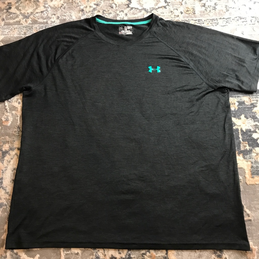 Under Armour Tee Gray Turquoise